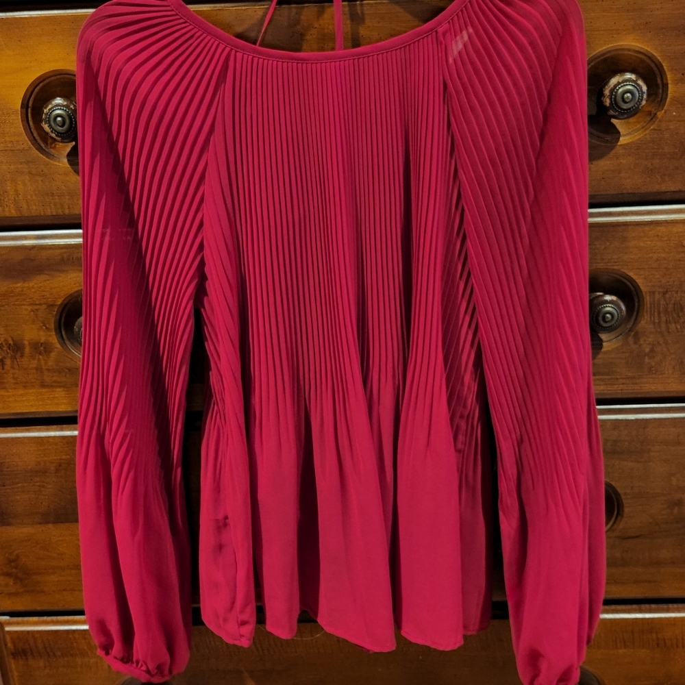 Dark Red Blouse